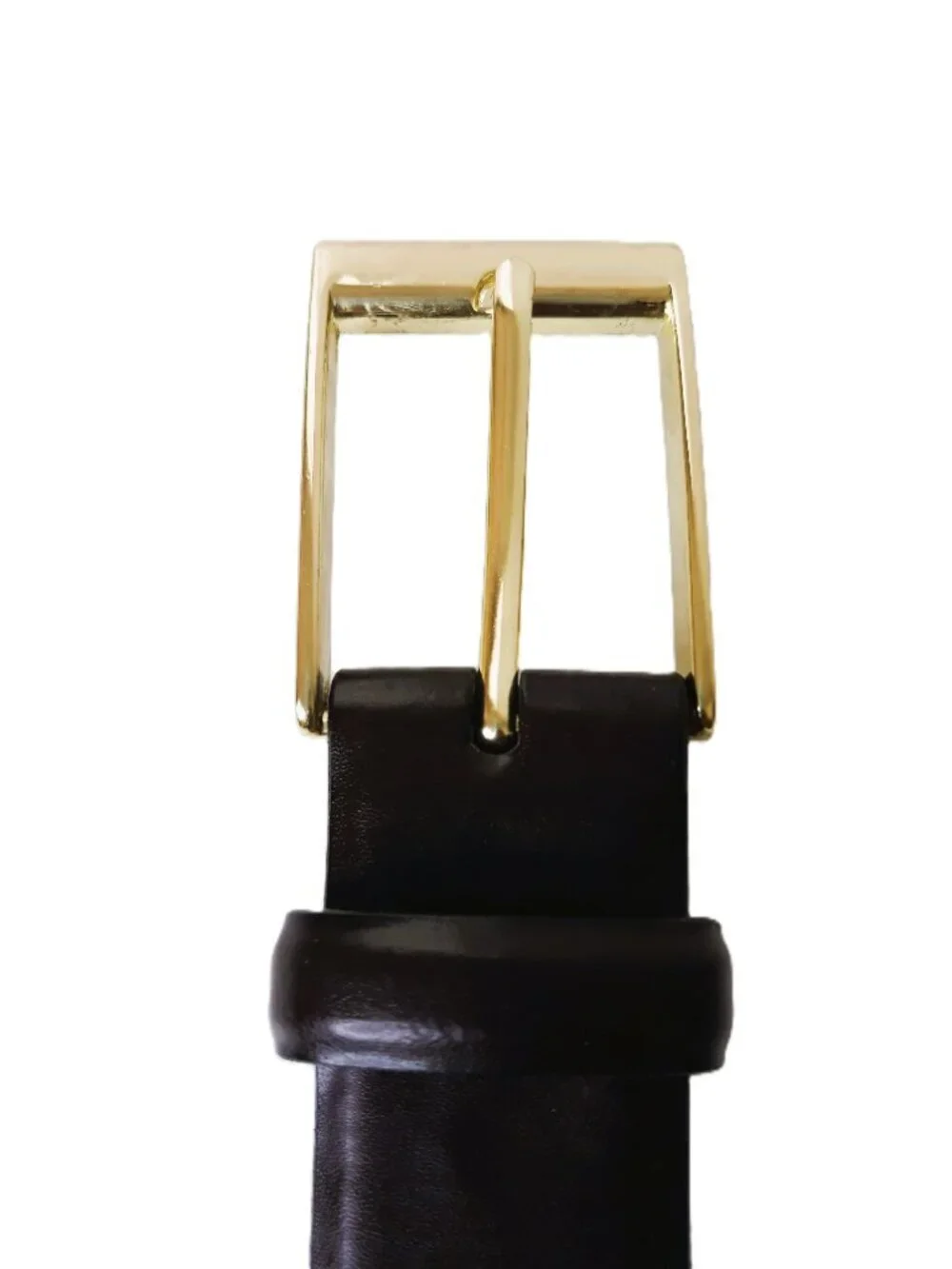 Martin Dingman Milled Leather Belt Brown 32 Handmade Minimalist